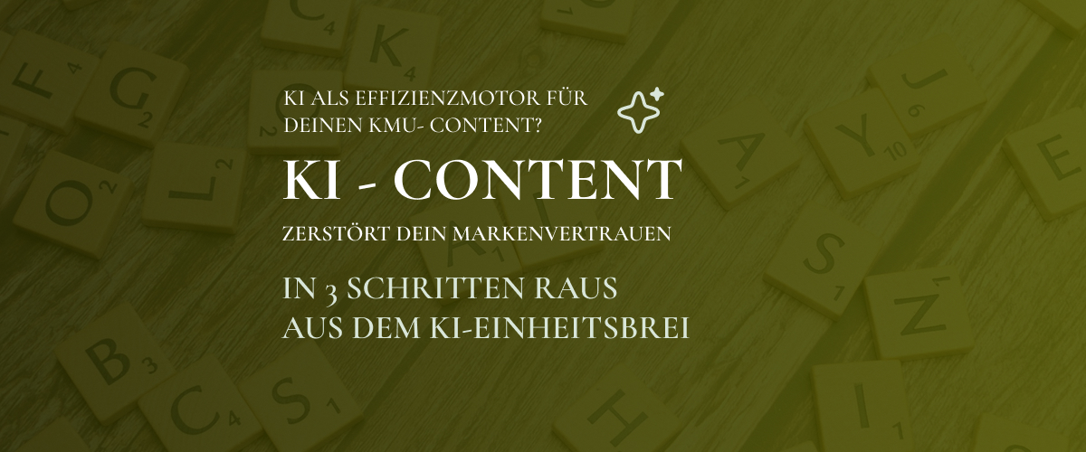 KI-Content zerstört dein Markenvertrauen, Teaserbild Blog Cedric Fuchs