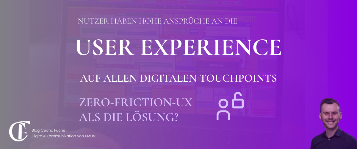User Experience und No-Fricition-UX Blog-Titelbild